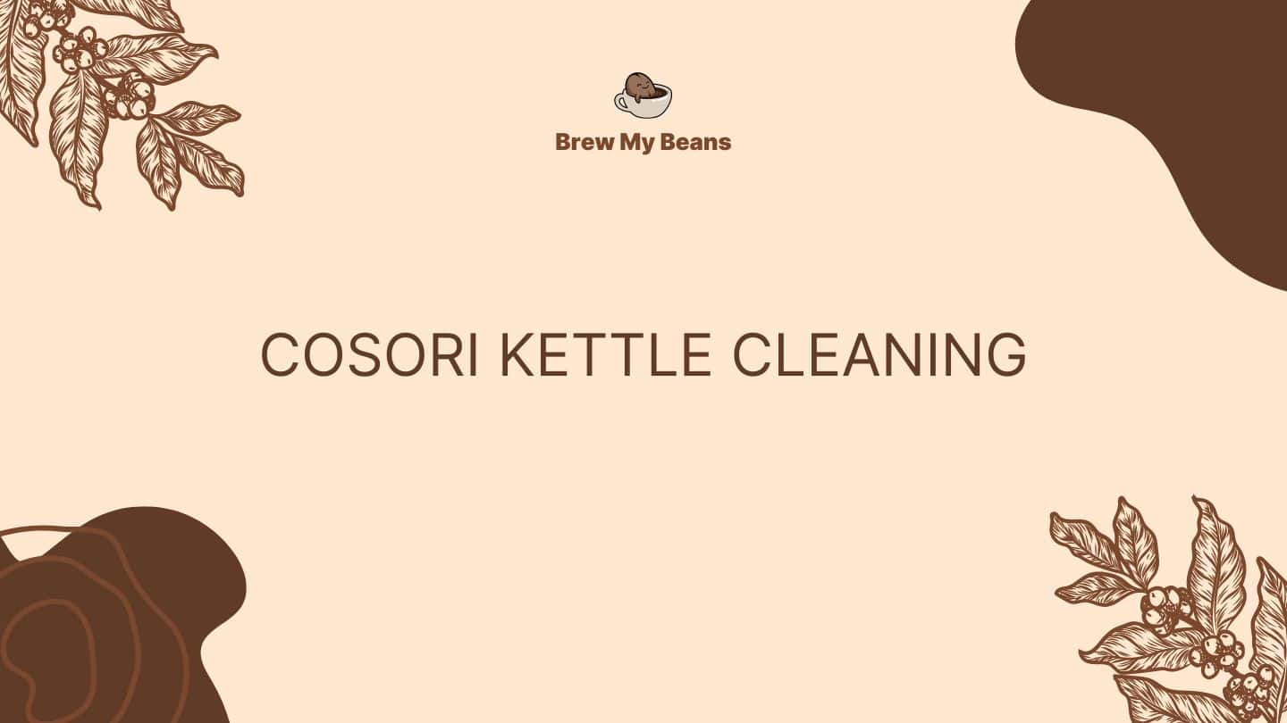 cosori kettle cleaning